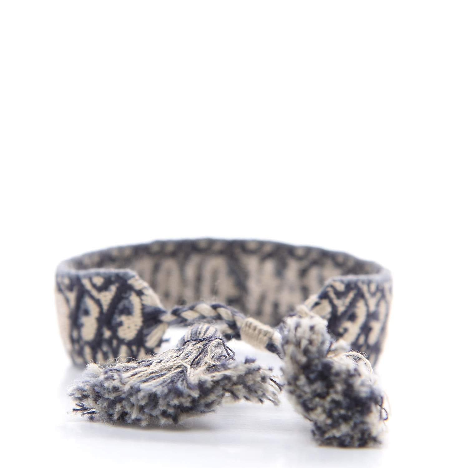 Christian Dior Woven Cotton J'Adior Friendship Bracelet Navy 3 of 3