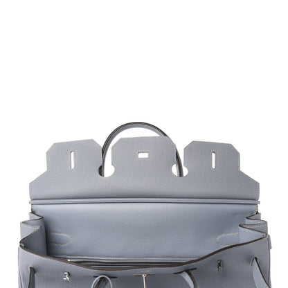 Hermes Togo Birkin 35 Bleu Lin 17 of 33