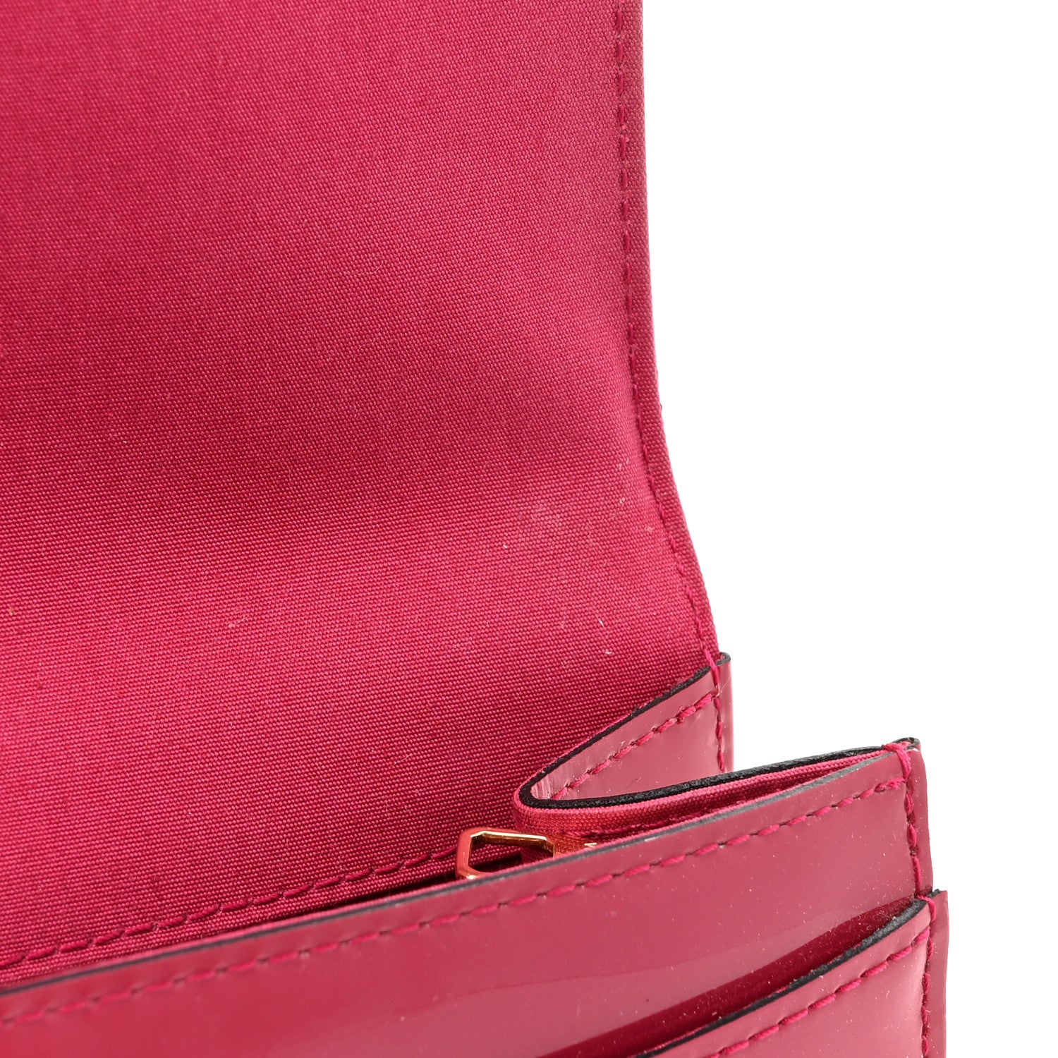 Louis Vuitton Patent Louise Clutch Rose Indien 11 of 12