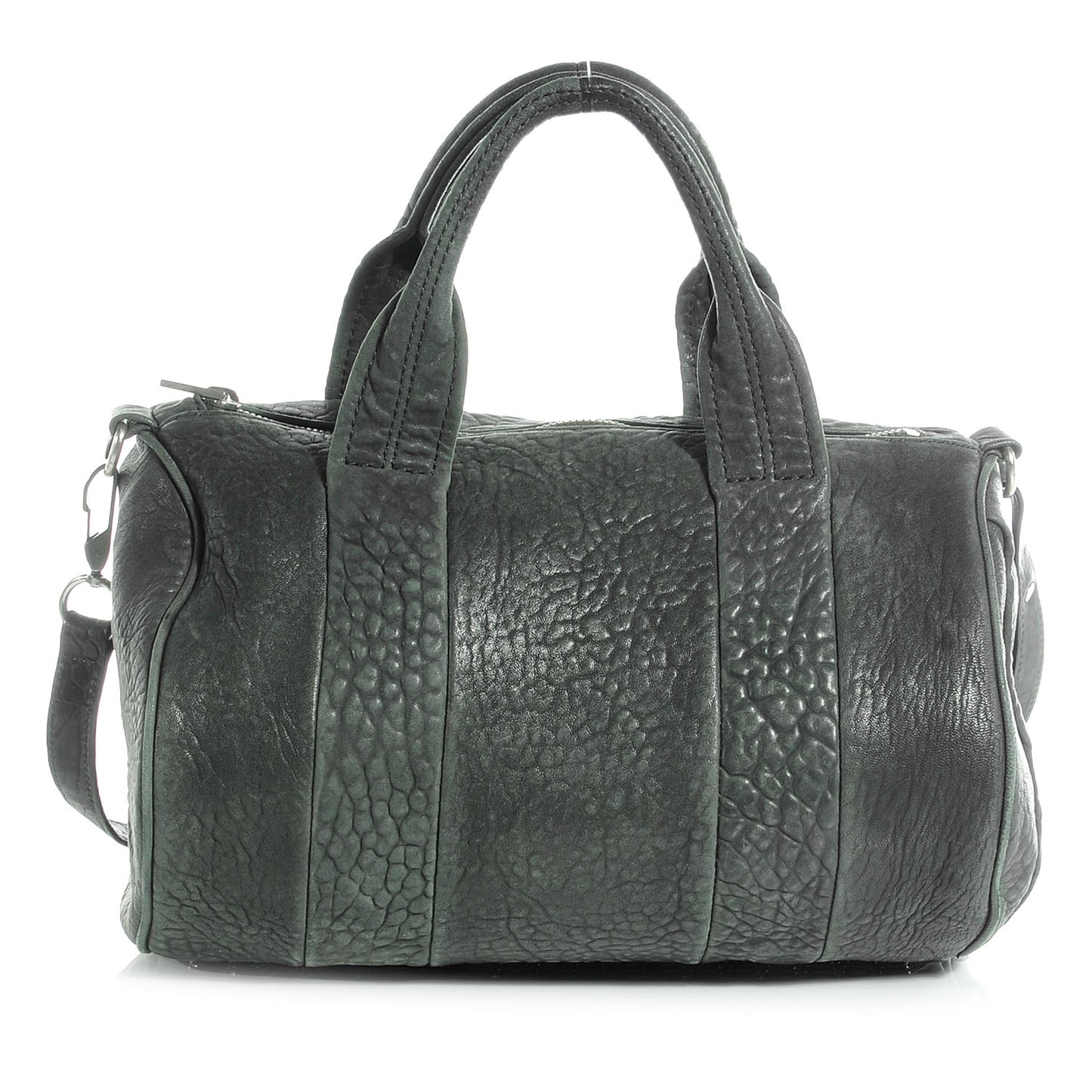 Leather Rocco Duffel Grey