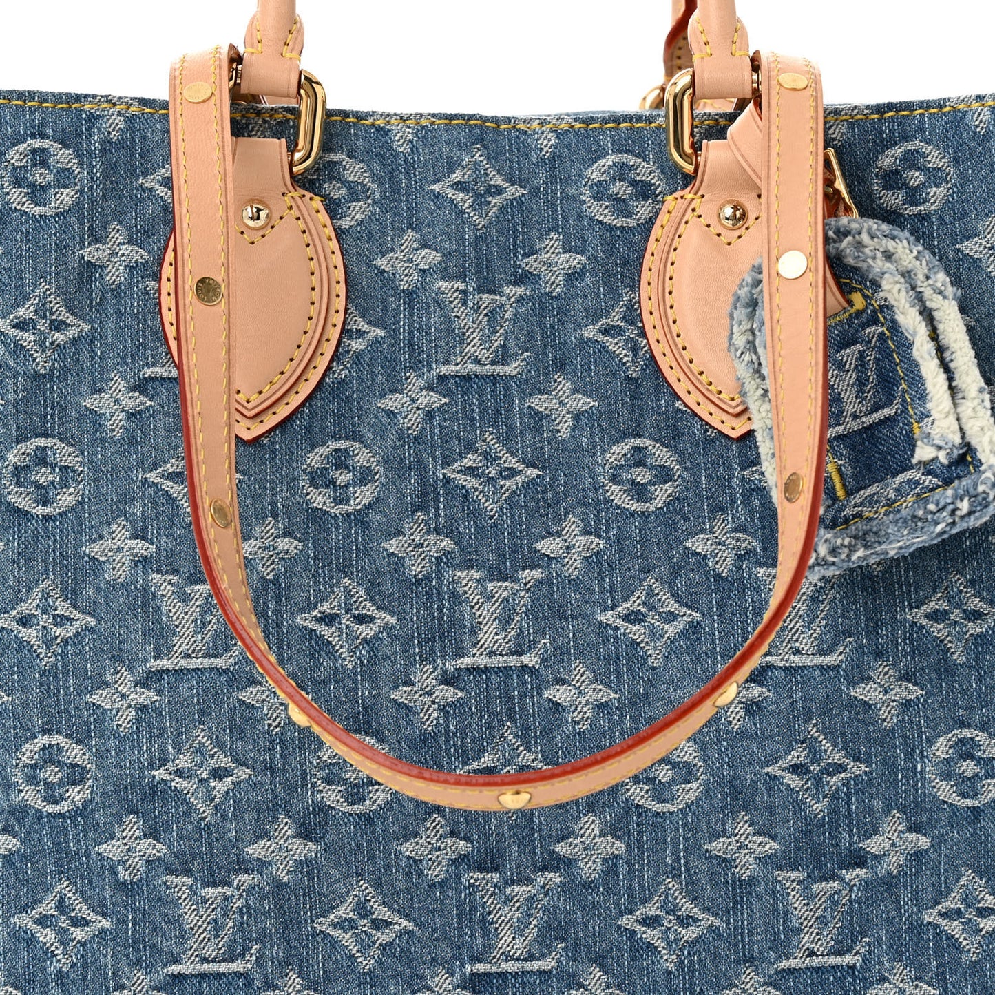 Monogram Denim Onthego MM Blue