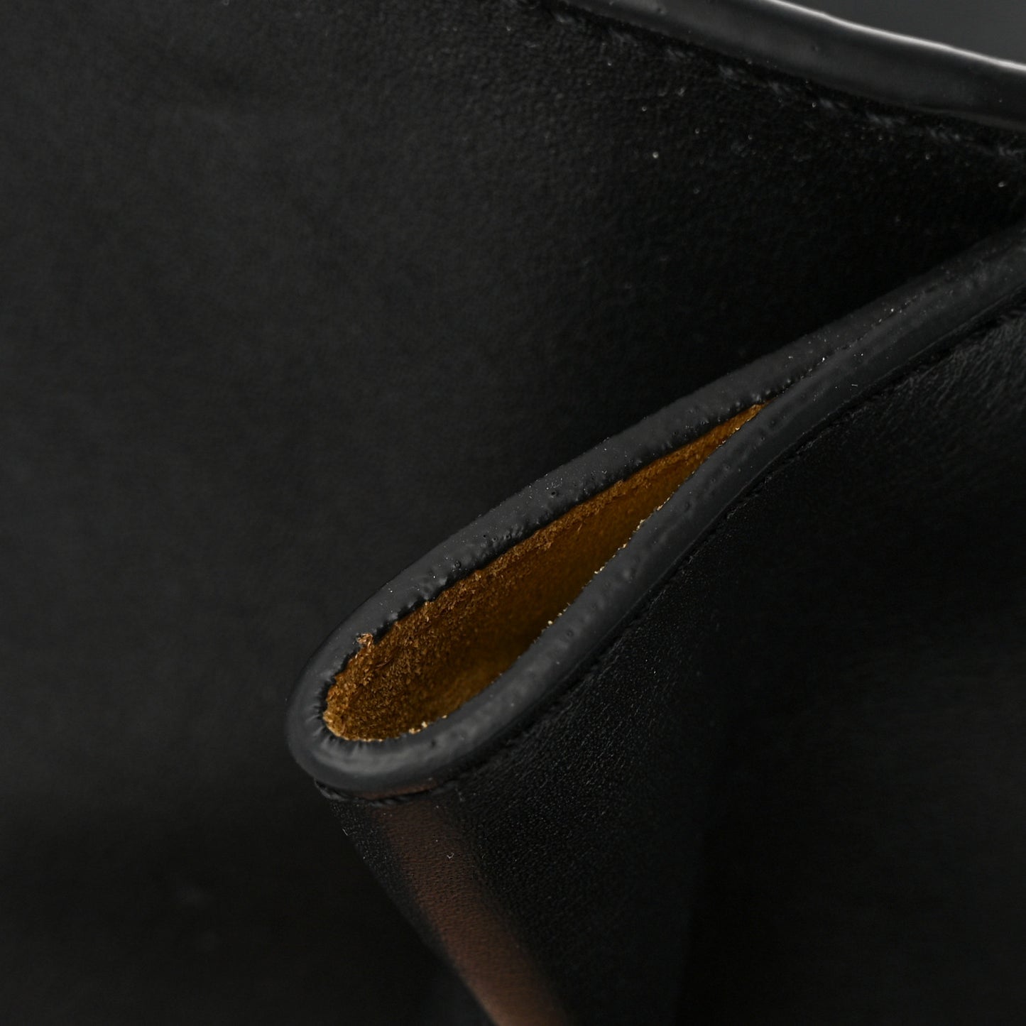 Shiny Nappa Calfskin Paseo Bag Black