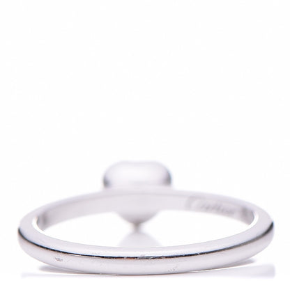 Cartier 18K White Gold Diamond D'Amour Heart Ring 48 4.5 5 of 6