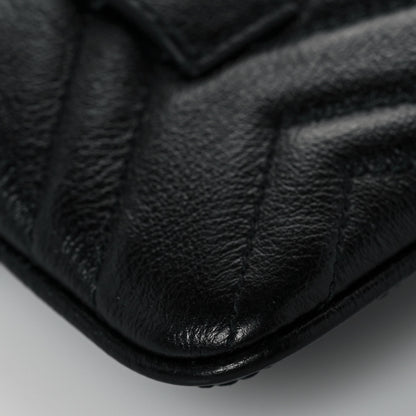Gucci Calfskin Matelasse GG Marmont 2.0 Multi Belt Bag 85 34 Black 24 of 27