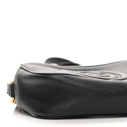 Gucci Pebbled Calfskin Mini Soho Disco Bag Black 9 of 10