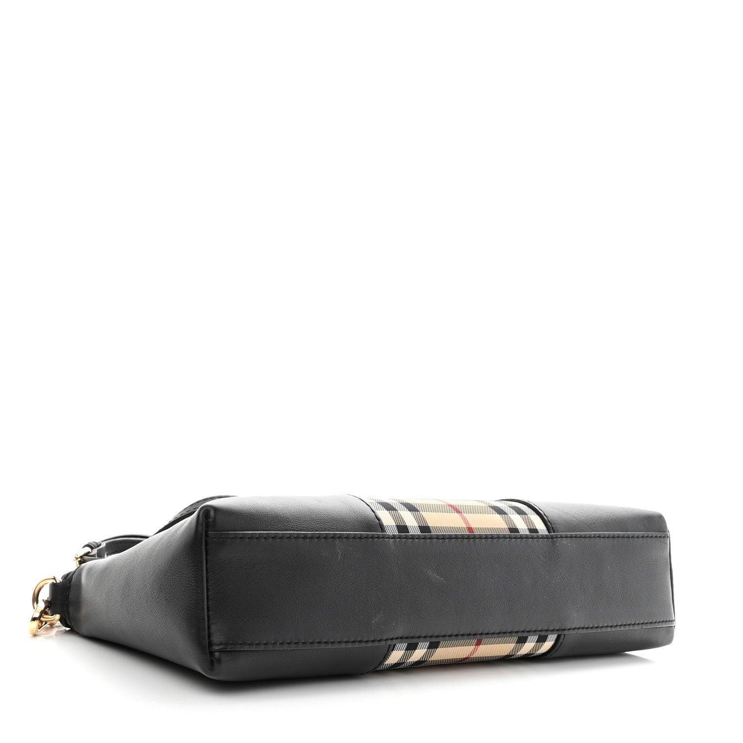 Burberry Horseferry Check Small Chichester Crossbody Clutch Bag Black 4 of 10