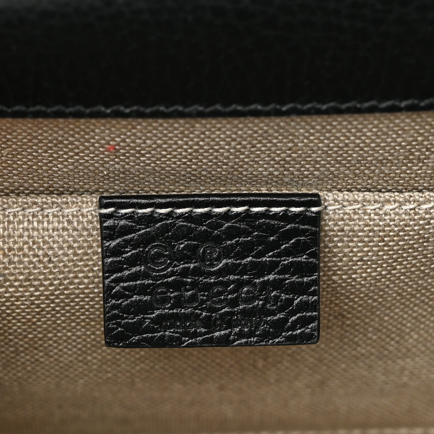 Gucci Dollar Calfskin Small Interlocking G Shoulder Bag Black 6 of 10