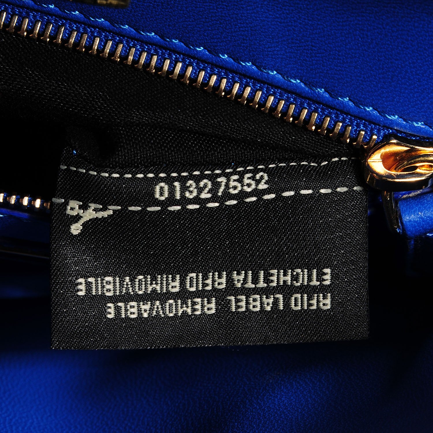 Fendi Nappa Mini Peekaboo Iconic Satchel Bleuette 10 of 10