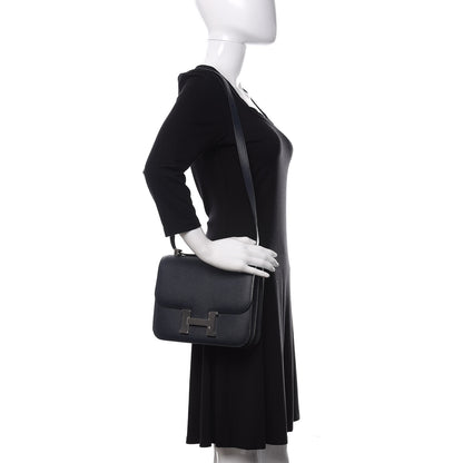 Hermes Epsom Constance 24 Bleu Indigo 2 of 13