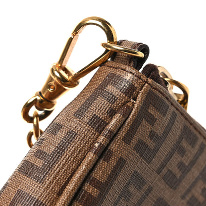 Fendi Zucchino Spalmati Forever Pochette Nocciola 12 of 13