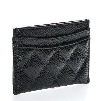 Chanel Caviar Quilted Card Holder Black 3 of 8