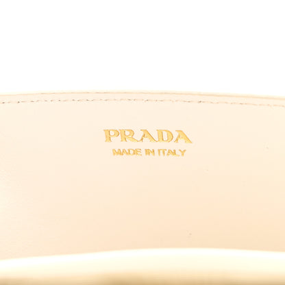 Prada Saffiano Cuir Triangle Logo Miniborse White 5 of 8
