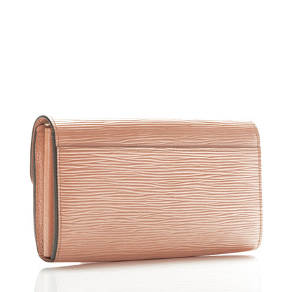 Louis Vuitton Epi Sarah Wallet NM Rose Nacre 3 of 7