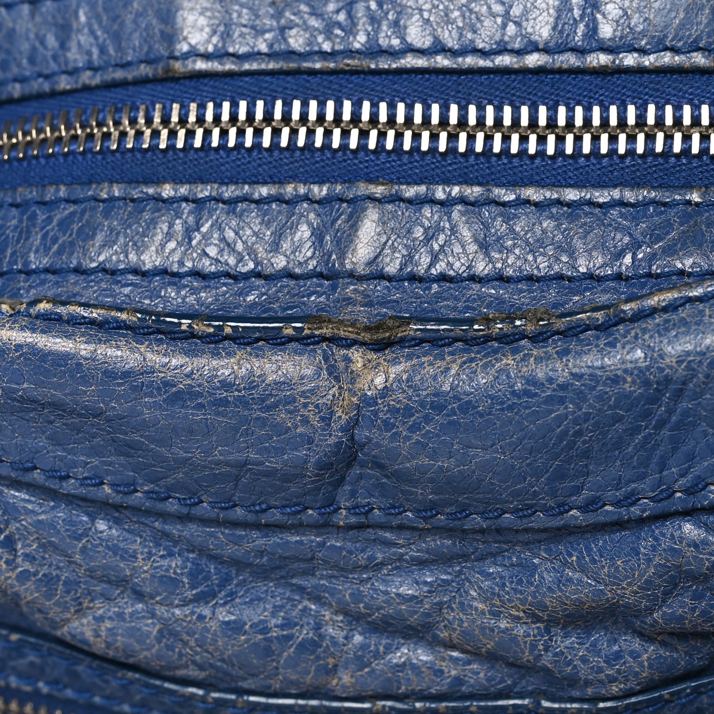 Agneau Giant 12 Silver Hardware Town Bleu Glacier