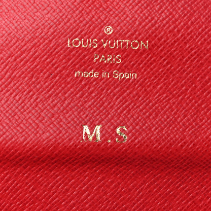 Louis Vuitton Damier Ebene Josephine Wallet Red 5 of 5