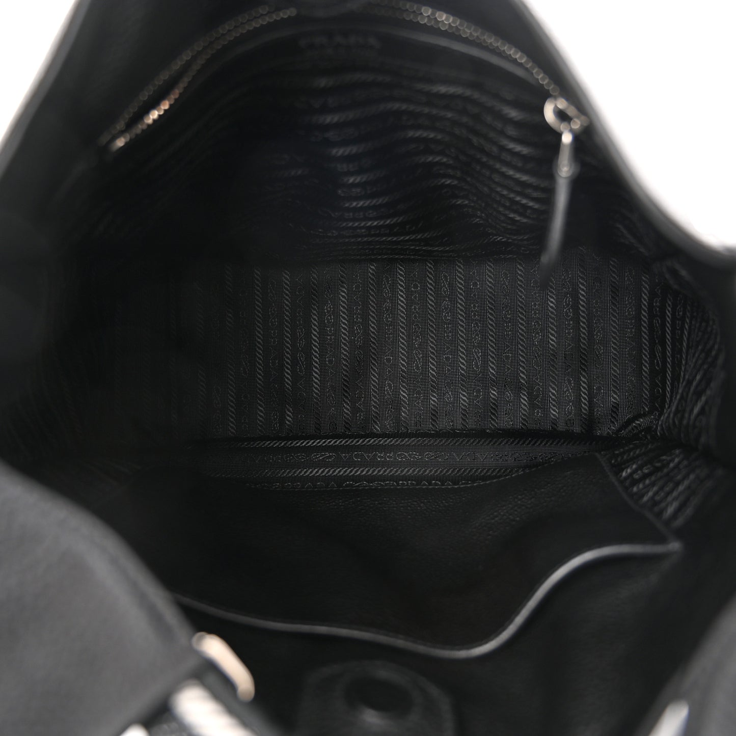 Vitello Daino Soft Hobo Messenger Bag Black
