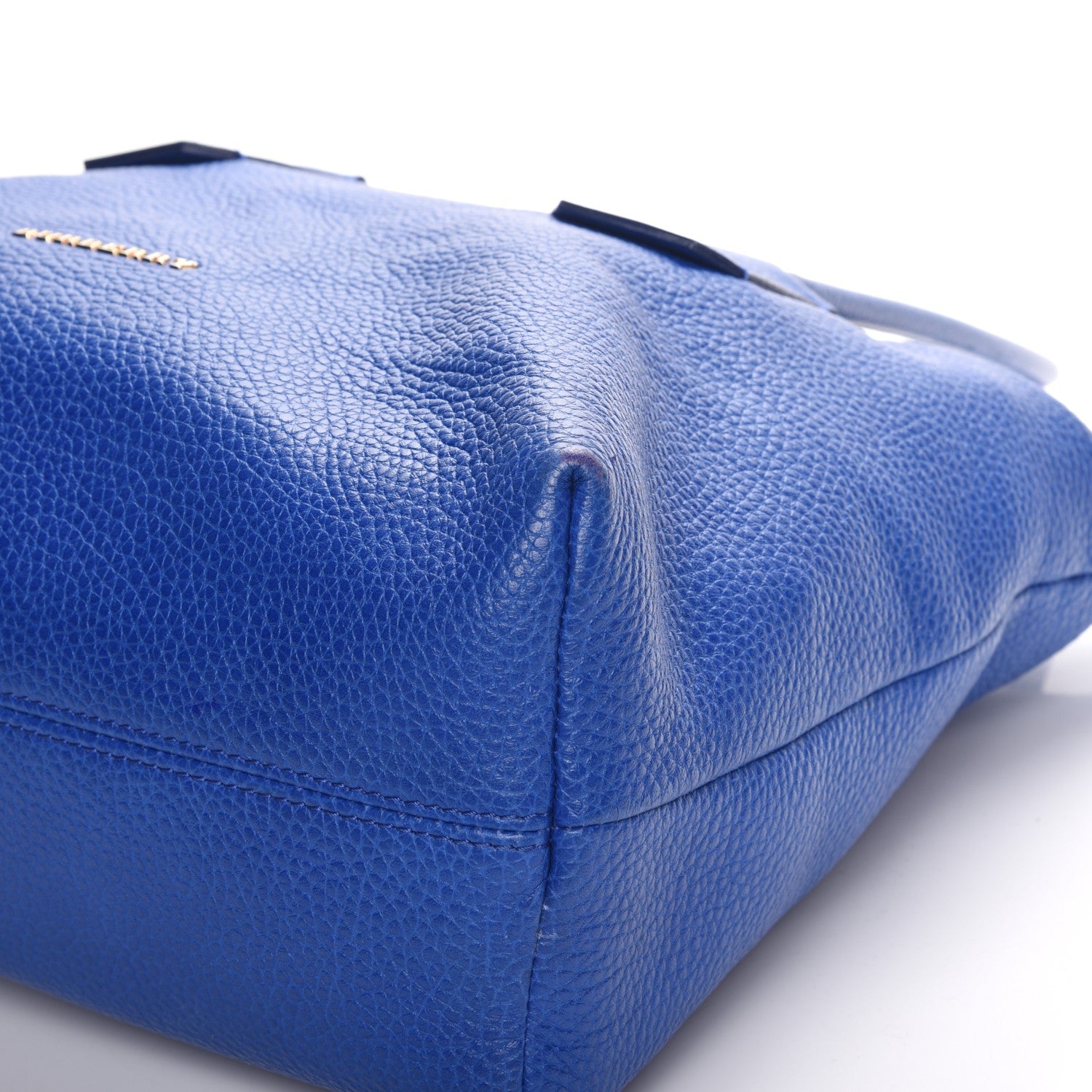 Burberry Grainy Calfskin Medium Baynard Tote Brilliant Blue 9 of 9