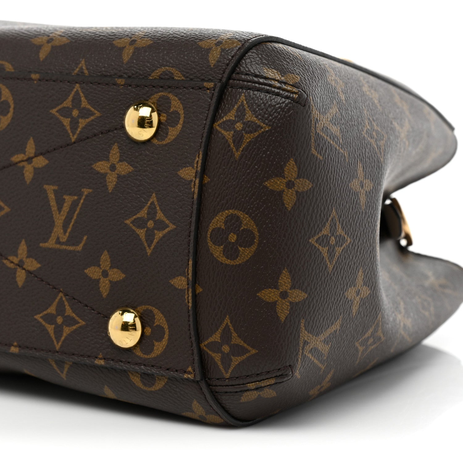 Louis Vuitton Monogram Braided Montaigne MM Creme Beige 9 of 10