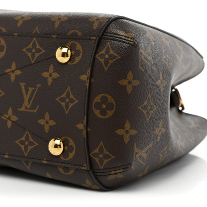 Louis Vuitton Monogram Braided Montaigne MM Creme Beige 9 of 10