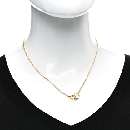 Cartier 18K Yellow Gold Interlocking LOVE Necklace 2 of 4