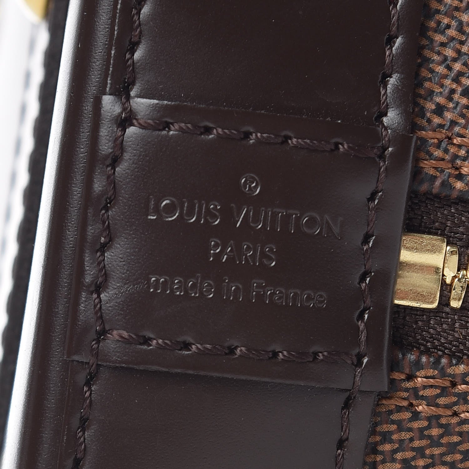 Louis Vuitton Damier Ebene Alma BB 8 of 15