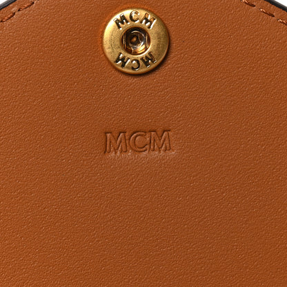 MCM Lauretos Nappa Himmel Continental Pouch Oatmeal 7 of 7