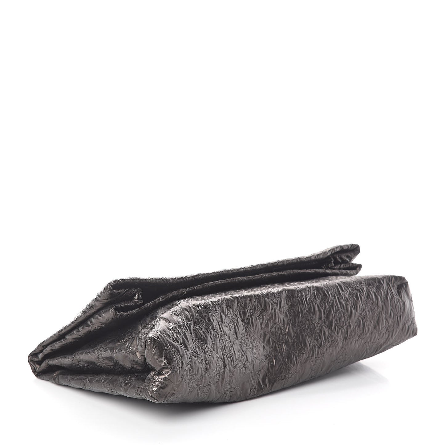 Jacquard Quilted Monogram Limelight Clutch PM Black