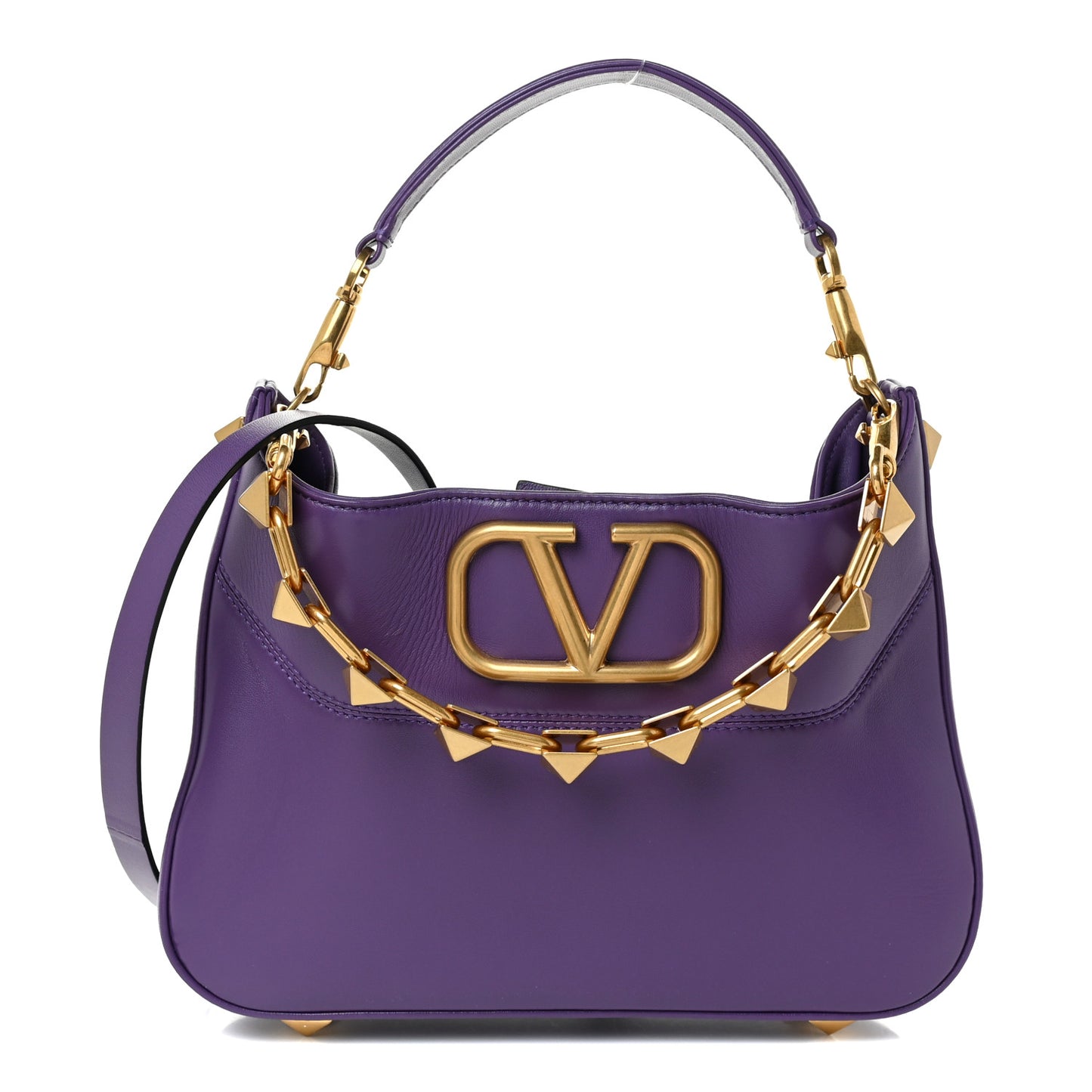 Nappa Stud Sign Hobo Indian Violet