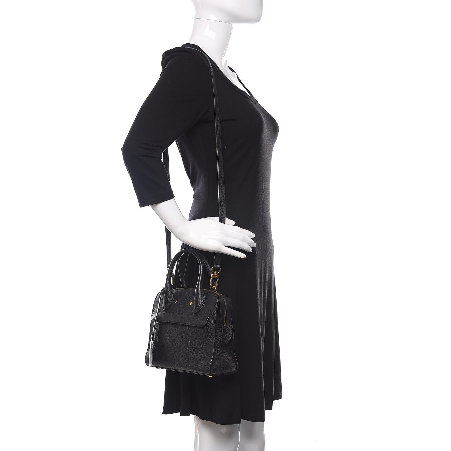 Louis Vuitton Empreinte Mini Pont-Neuf Black 2 of 9