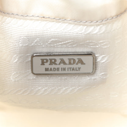 Prada Tessuto Nylon Saffiano Robot Bucket Bianco 6 of 11