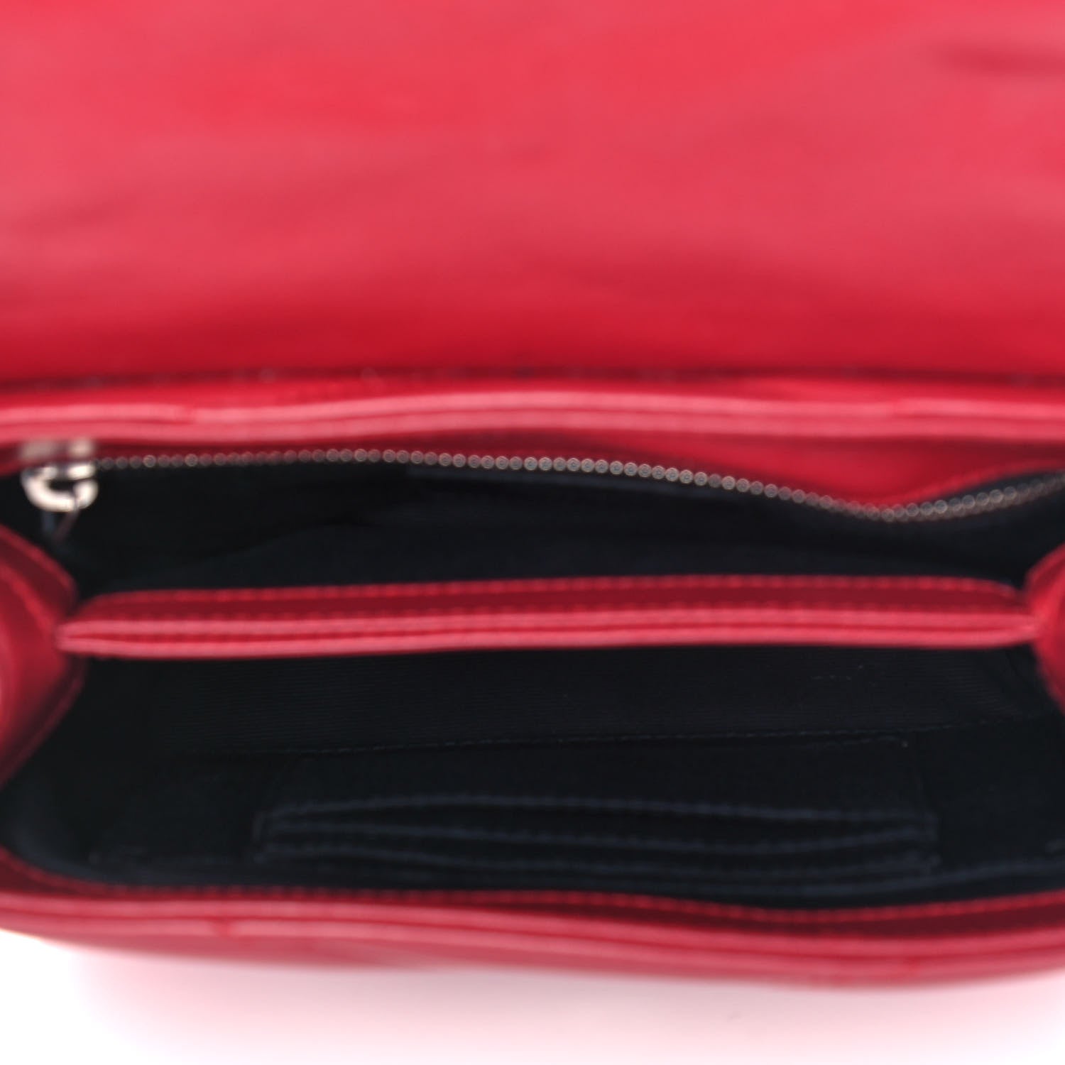 Saint Laurent Calfskin Y Quilted Monogram Toy Loulou Crossbody Bag New Lipstick 4 of 14