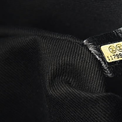 Chanel Coated Canvas Coco Tote Black 6 of 9