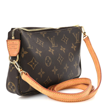 Louis Vuitton Monogram Accessories Pochette Long Strap 2 of 9