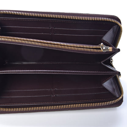 Louis Vuitton Vernis Rayures Zippy Wallet Amarante 5 of 13