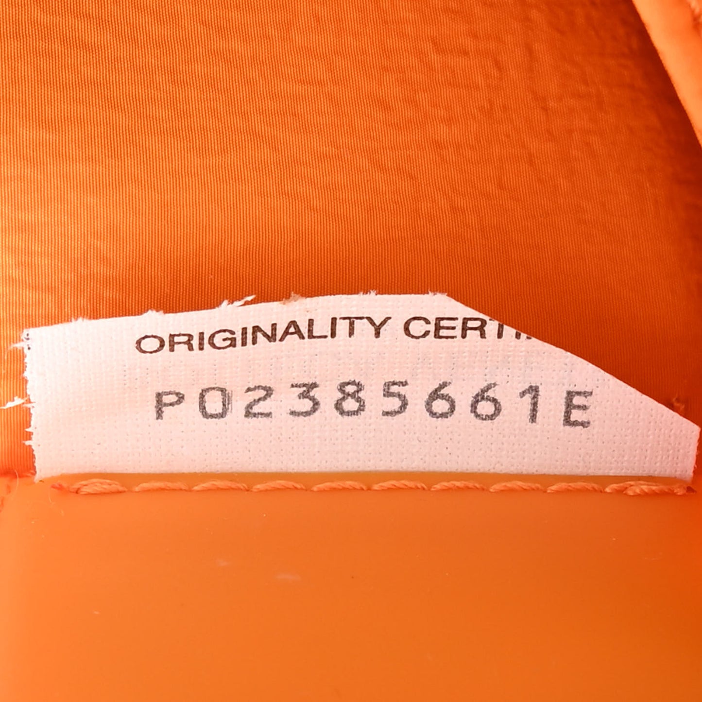 Nylon Intrecciato Padded Tech Candy Cassette Bag Orange