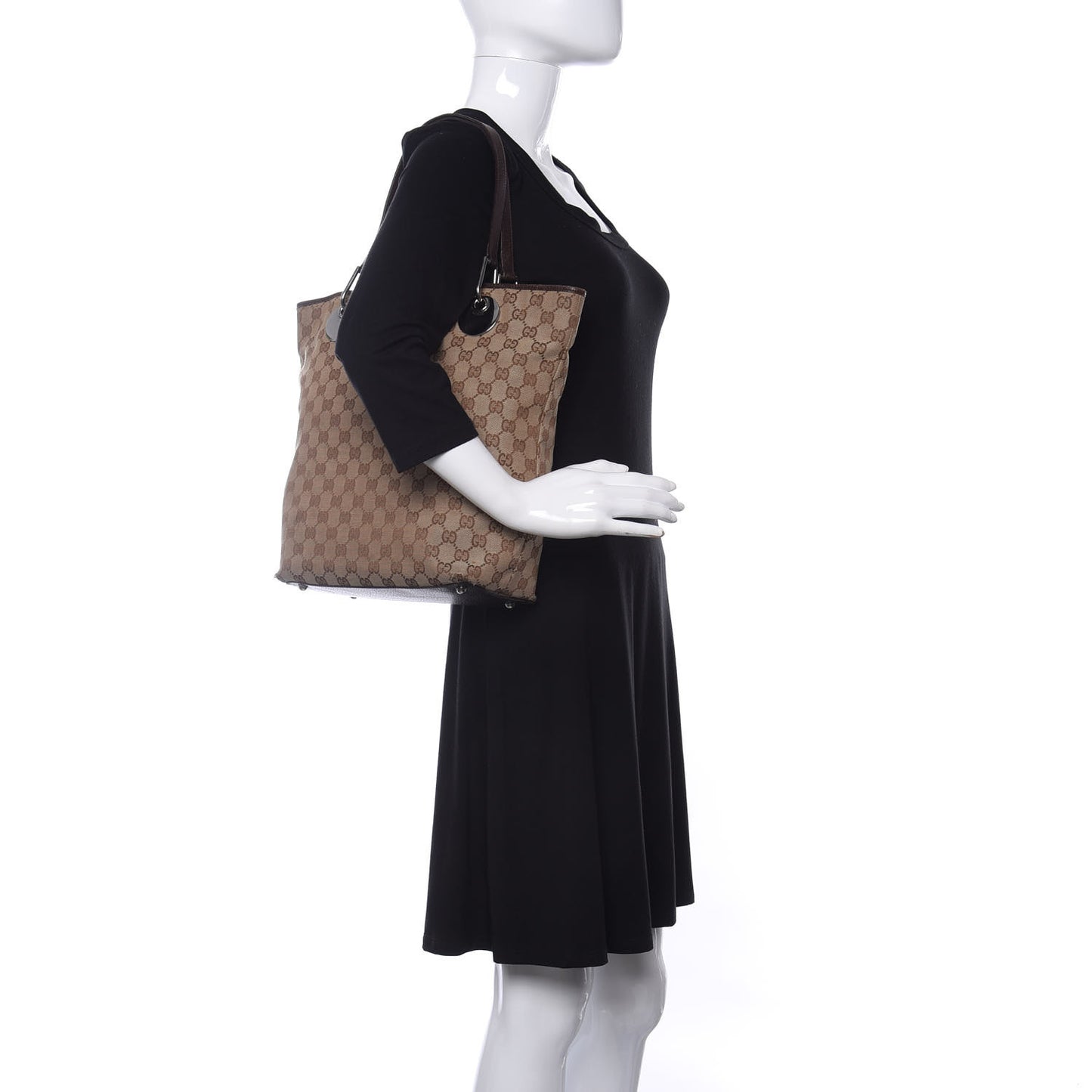 Monogram Large Eclipse Tote Brown