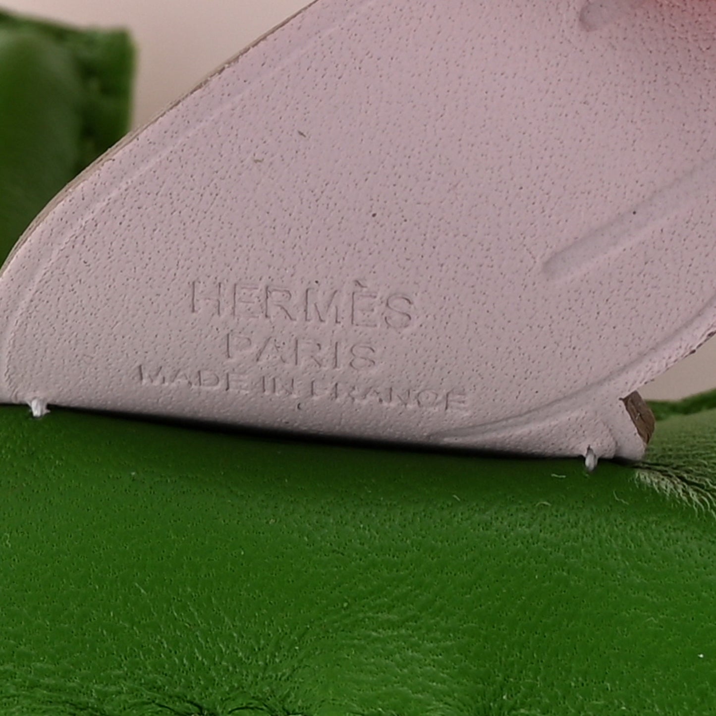 Milo Lambskin Grigri Rodeo Pegase Horse Bag Charm PM Vert Yucca Vert Criquet Mauve Pale