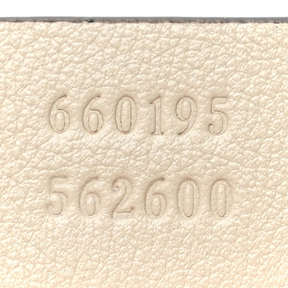 Gucci Wonka Grain Calfskin Small Diana Tote Bag Mystic White Cuir 7 of 9