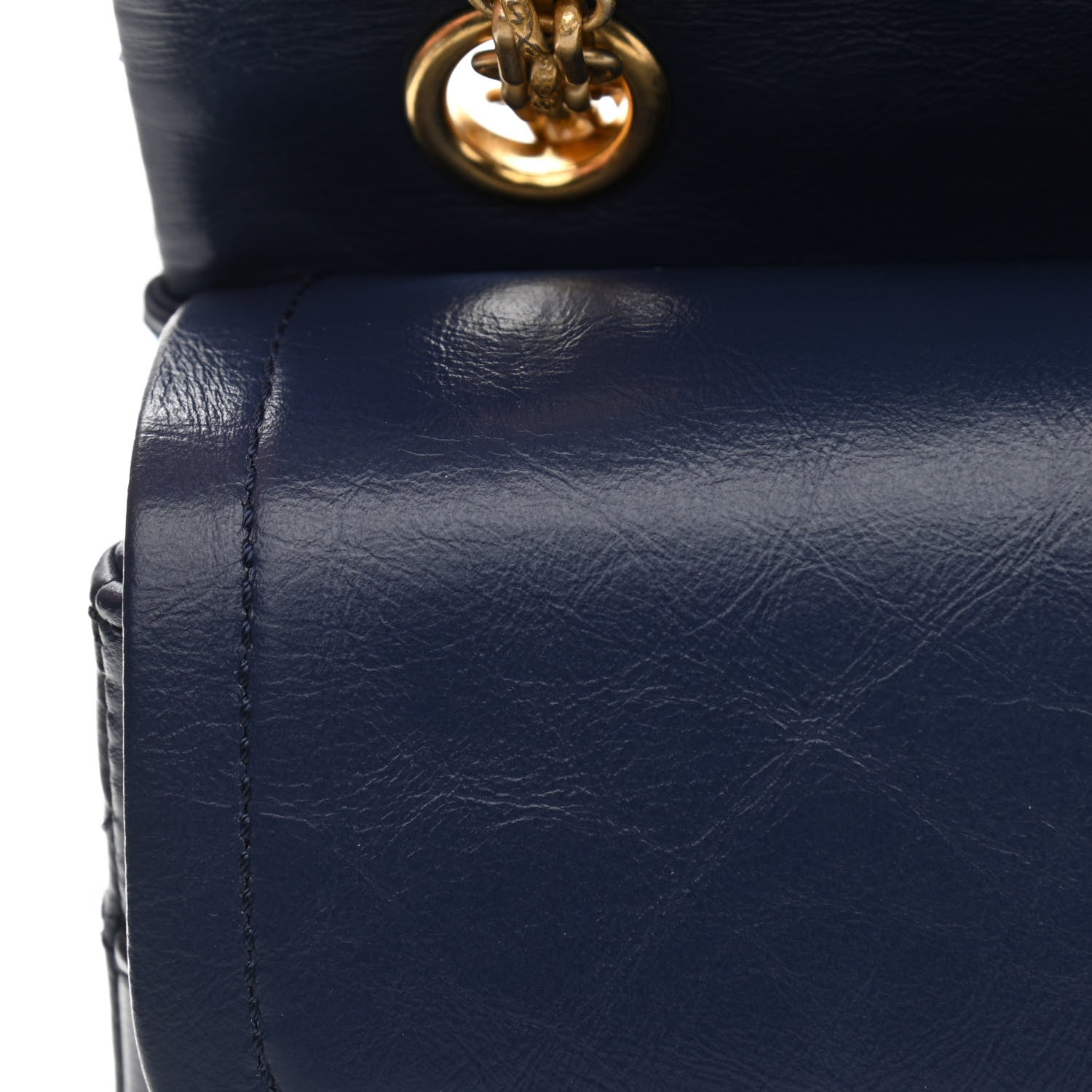 Chanel Aged Calfskin Quilted 2.55 Reissue 225 Flap Navy 12 of 13