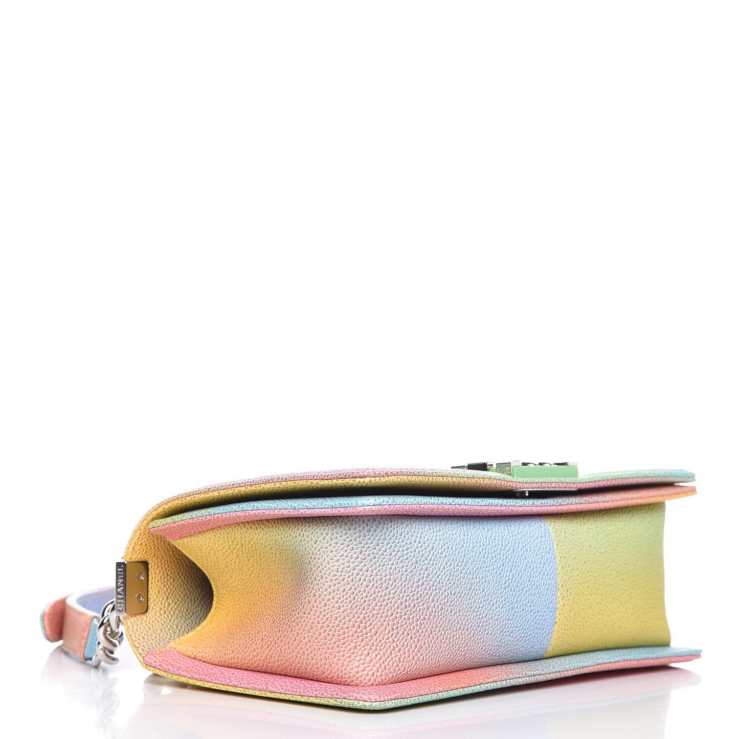 Caviar Quilted Medium Cuba Rainbow Boy Flap Multicolor