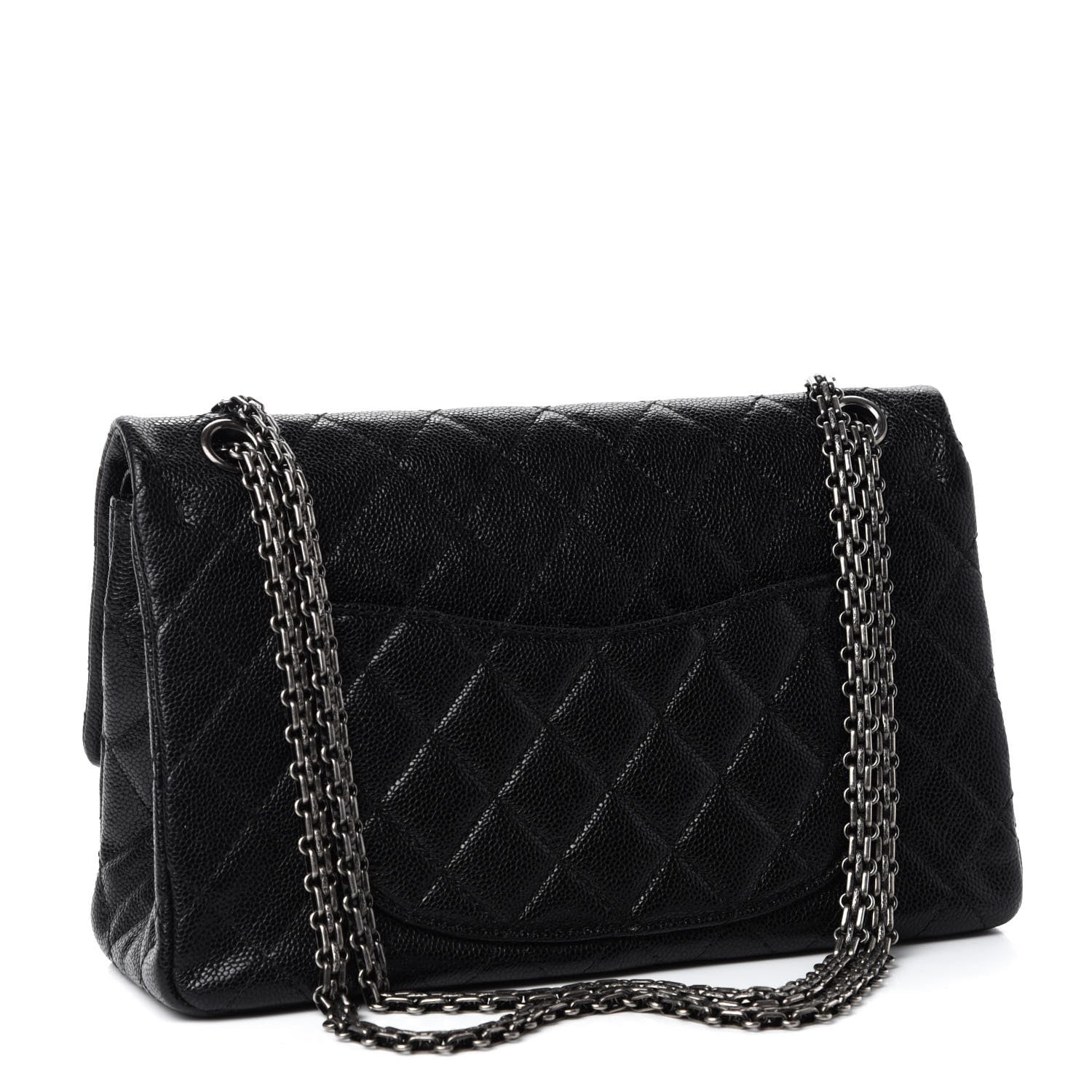 Chanel Caviar Quilted 2.55 Reissue 226 Flap Black 3 of 11