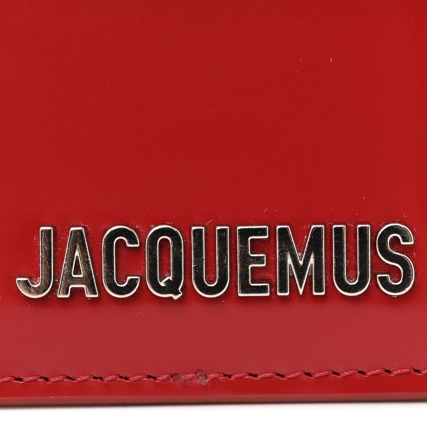 Glazed Calfskin Le Grand Bambino Red