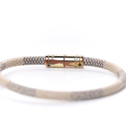 Louis Vuitton Damier Azur Keep It Bracelet 19 4 of 5