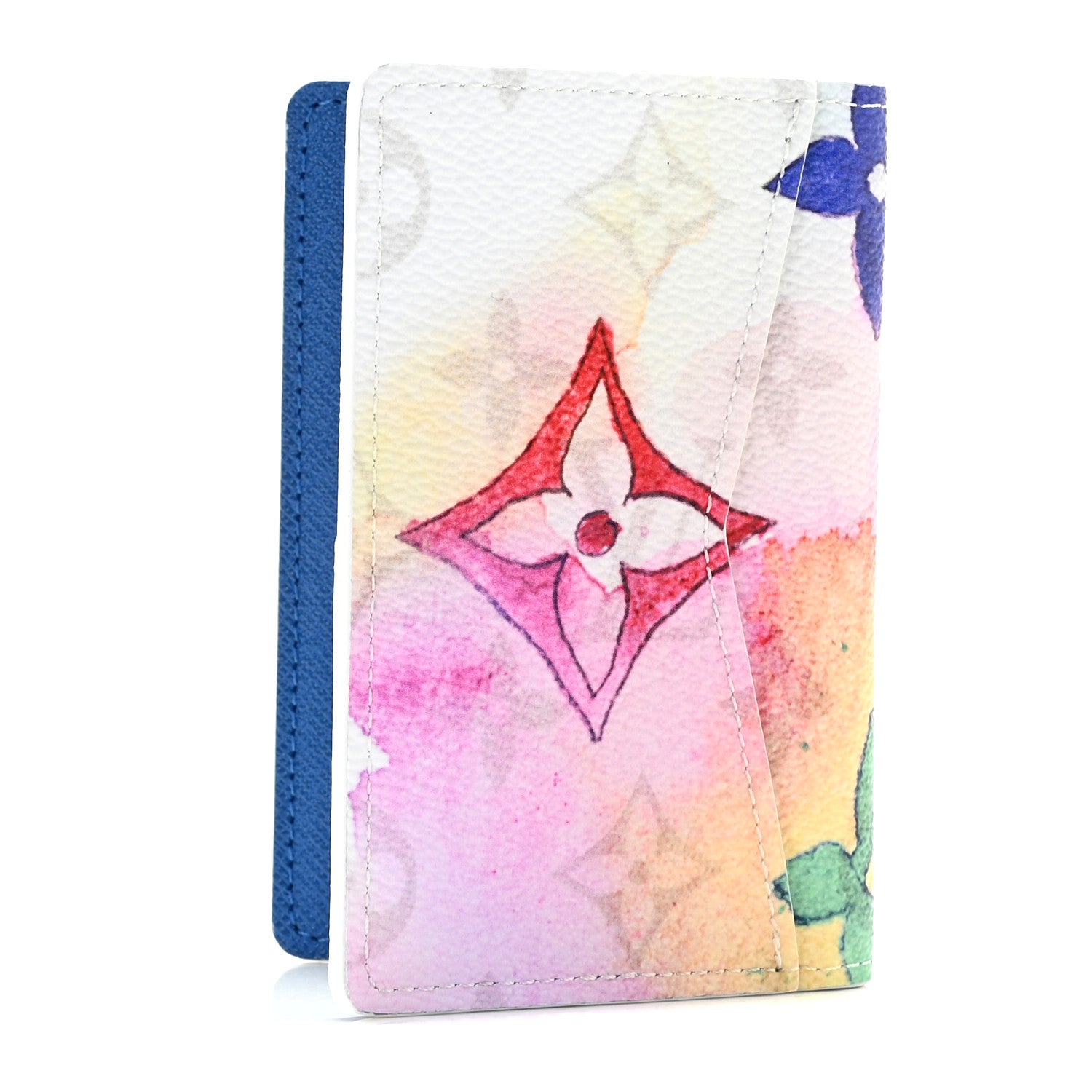 Louis Vuitton Monogram Watercolor Pocket Organizer NM Multicolor 3 of 8