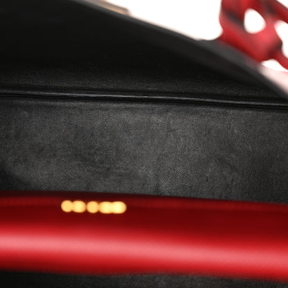 Prada Saffiano Cuir Medium Double Bag Fuoco Black 11 of 16