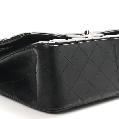 Chanel Lambskin Quilted Jumbo Double Flap Black 9 of 12