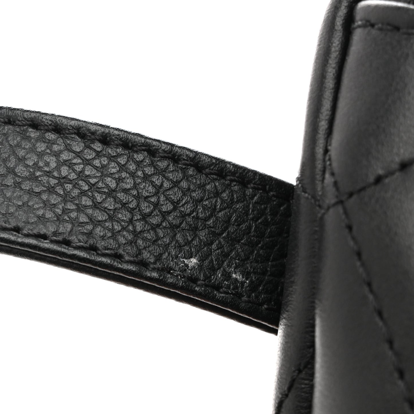 Lambskin Quilted Waist Belt Bag Black