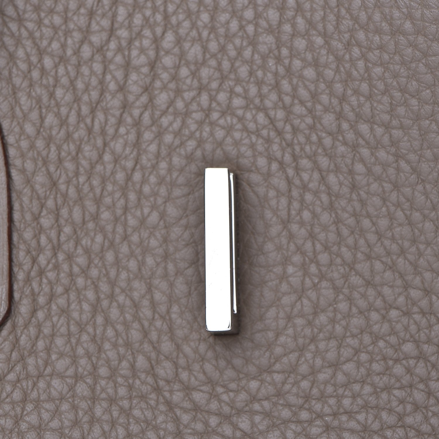 Hermes Taurillon Clemence Birkin 35 Etoupe 9 of 30