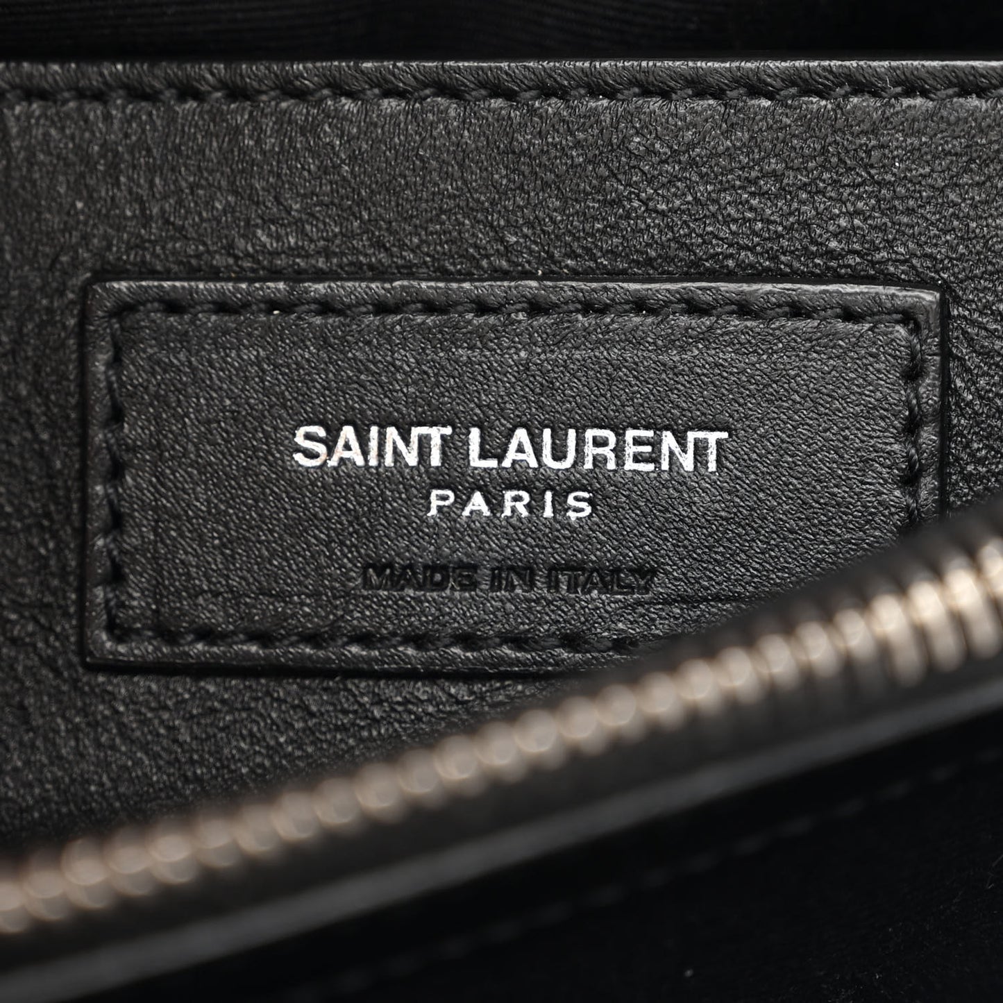 Calfskin Y Quilted Monogram Small Loulou Chain Satchel Black