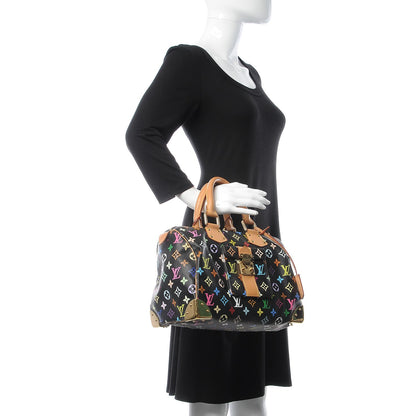 Louis Vuitton Monogram Multicolor Speedy 30 Black 2 of 7